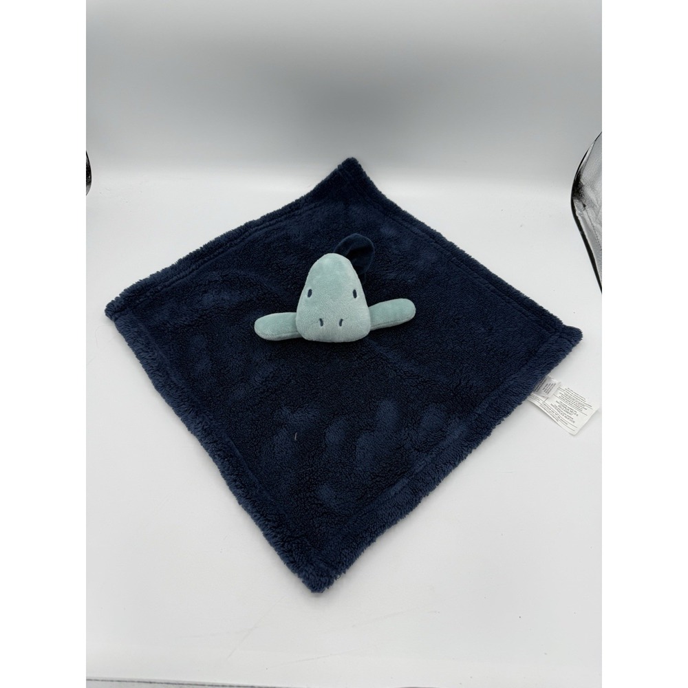 Baby Gear Dinosaur Blue Security Blanket Blankie Plush Lovey Toy